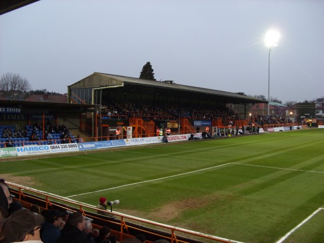 The Main Stand During the Match